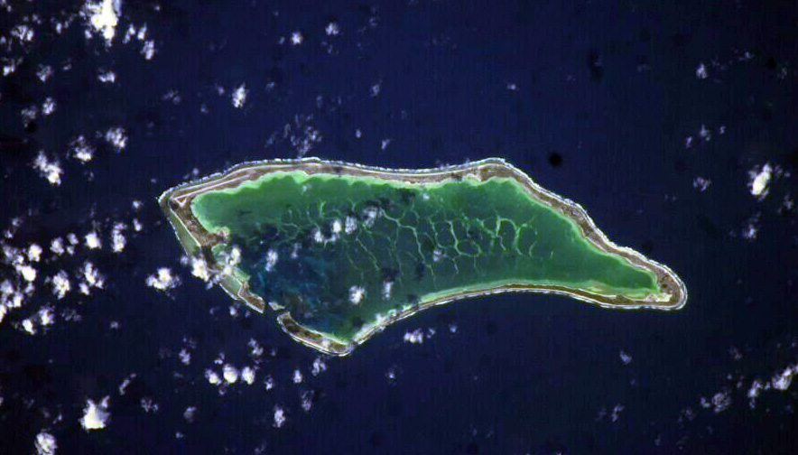 Map of Abariringa, Kiribati