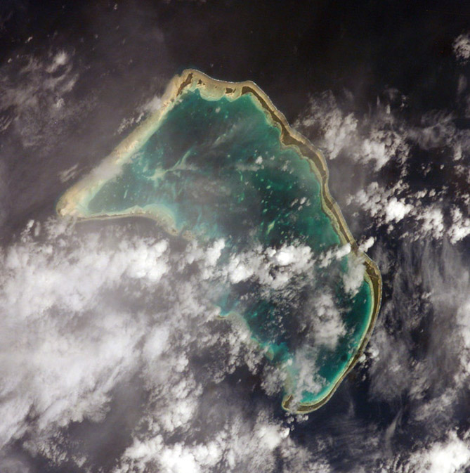 Map of Abaiang, Kiribati